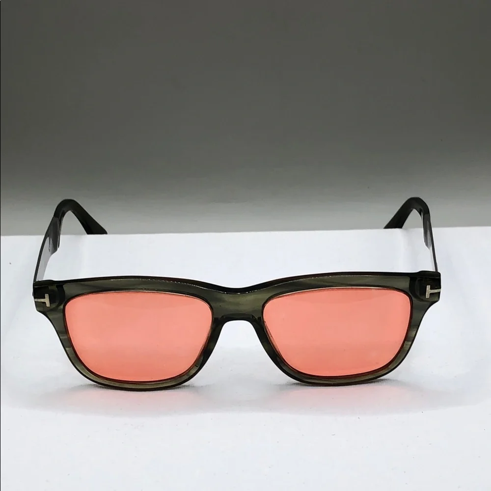 Tom Ford TF 5372 Eyeglasses 5372 098 Frame WIDE FIT 52-16-145 Olive Havana - Picture 2 of 12